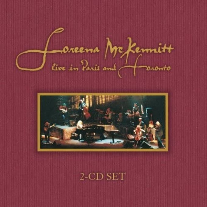 CD LOREENA MCKENNITT - Live in Paris & Toronto QRCD108 Quinlan Road 2006 Canada Rock Gebruikt black