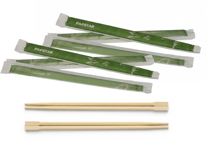 4 paar - Sushi - Eetstokjes van bamboe - Hout - Chopsticks - 4x2 stuks