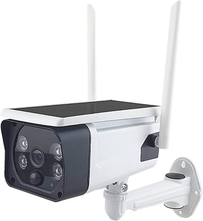 Bewakingscamera - WIFI Camera - Buiten Beveiligen - Zonnepaneel Opladen - IP67 Waterdicht - Zwart