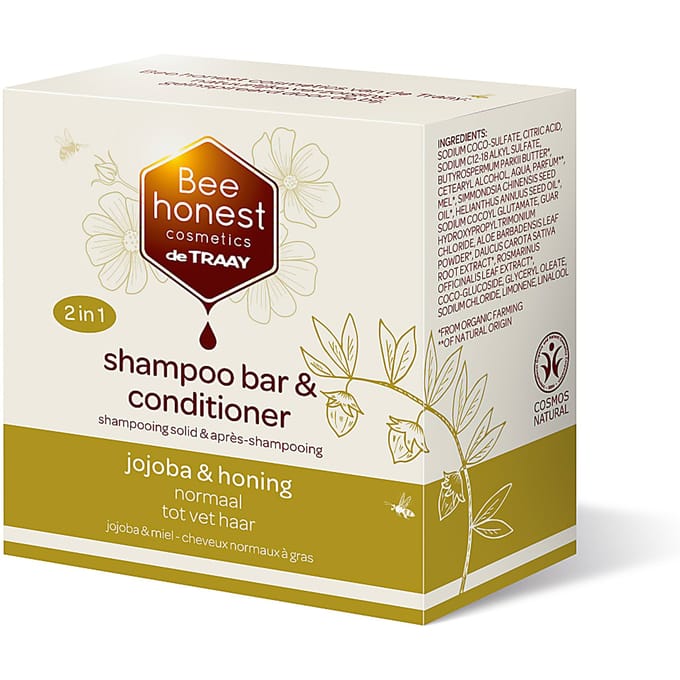Bee Honest Shampoobar & Conditioner Jojoba & Honing - 80 gr