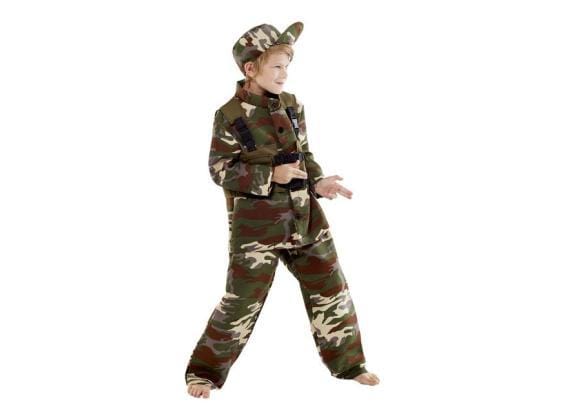 Dreamland Verkleedpak Militair maat 110 Feestkleding