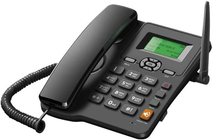 Draadloze GSM Telefoon Desktop met Dual SIM Kaart Slot en Externe Antenne