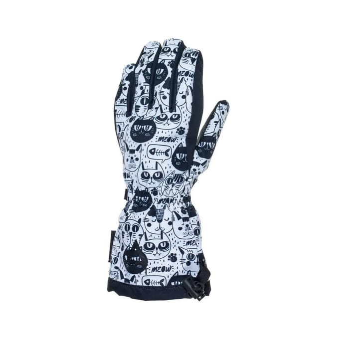 Kinderskihandschoenen MATT Tootex Black&White CatsPlus