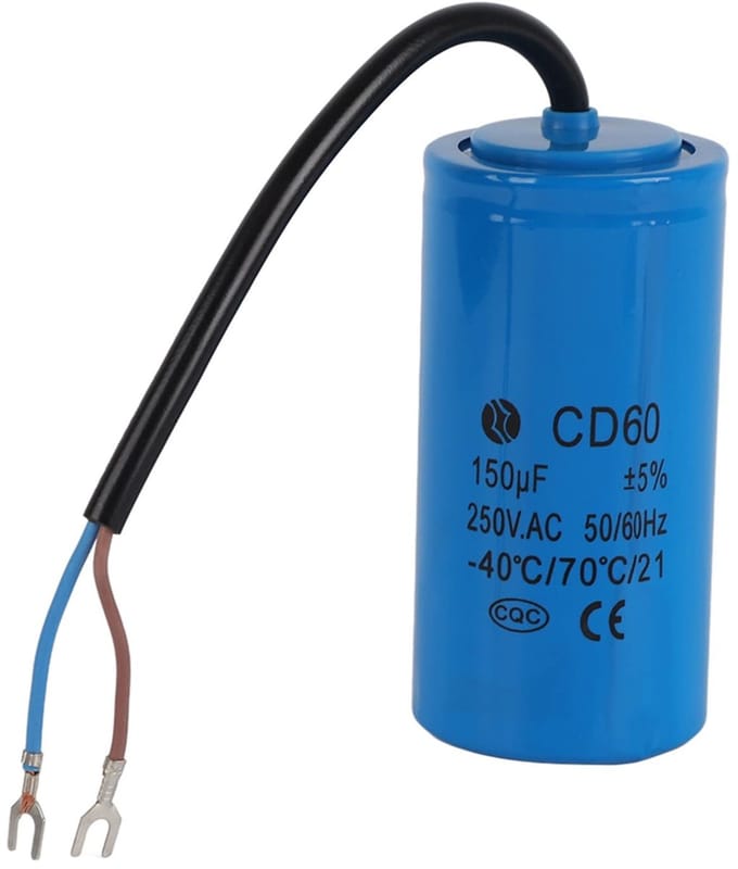 Dailygoods- Bedrijfscondensator 250 V - 150 uF - Hittebestendig