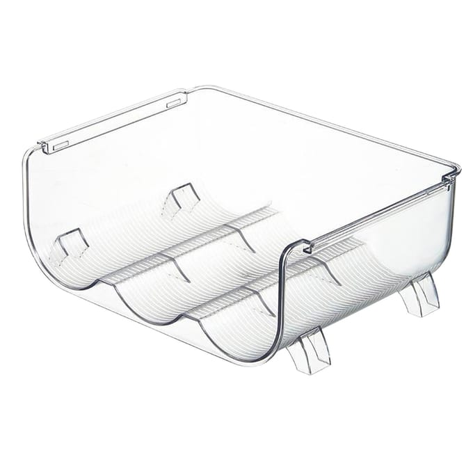 Waterfles Organizer Transparant Stapelbaar Ruimtebesparend Waterfles Opbergrek voor white