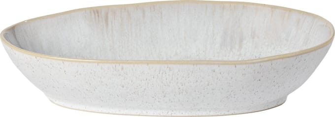 Costa Nova - servies - ovale schaal 32 cm - Eivissa zeeblauw - aardewerk - H 7,3 cm