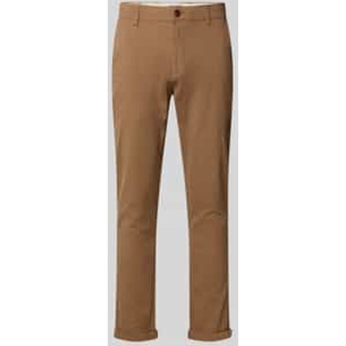Slim fit broek met steekzakken, model 'MARCO'