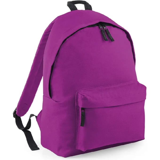 Original Fashion Backpack/Rugzak BagBase - 18 Liter Magenta