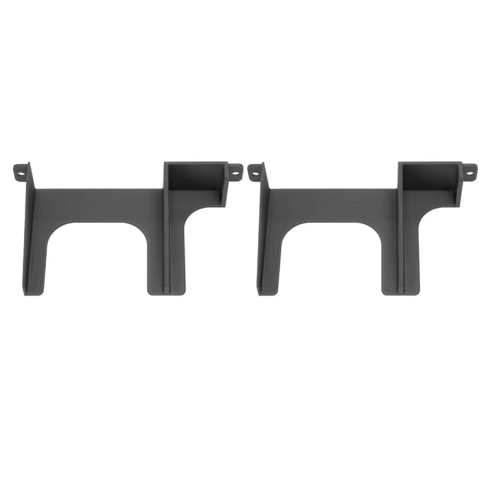 2 stuks 2,5 inch harde schijf beugel HDD SSD 3D-geprinte beugel voor PS2 SCPH 30000 SCPH 50000 Console zwart