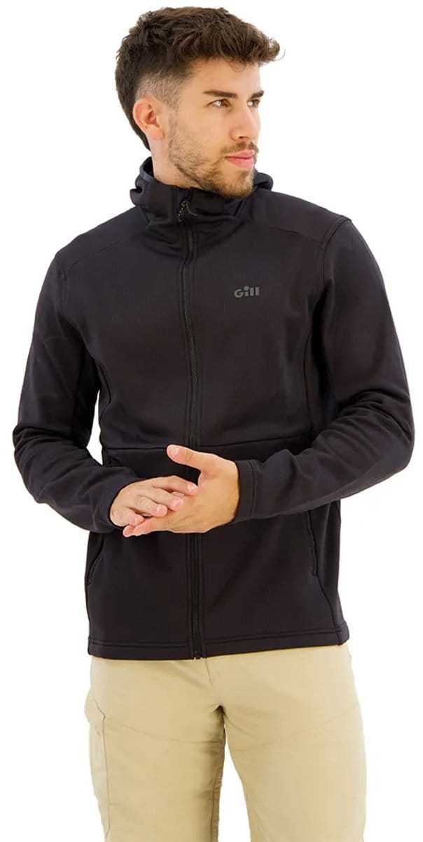 Gill Quest Fleece Met Halve Rits Zwart M Man
