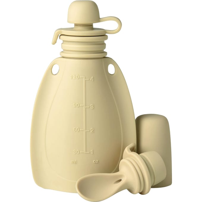 Mininor smoothie pouch - siliconen - herbruikbaar - Soft Rabbit - 120 ml