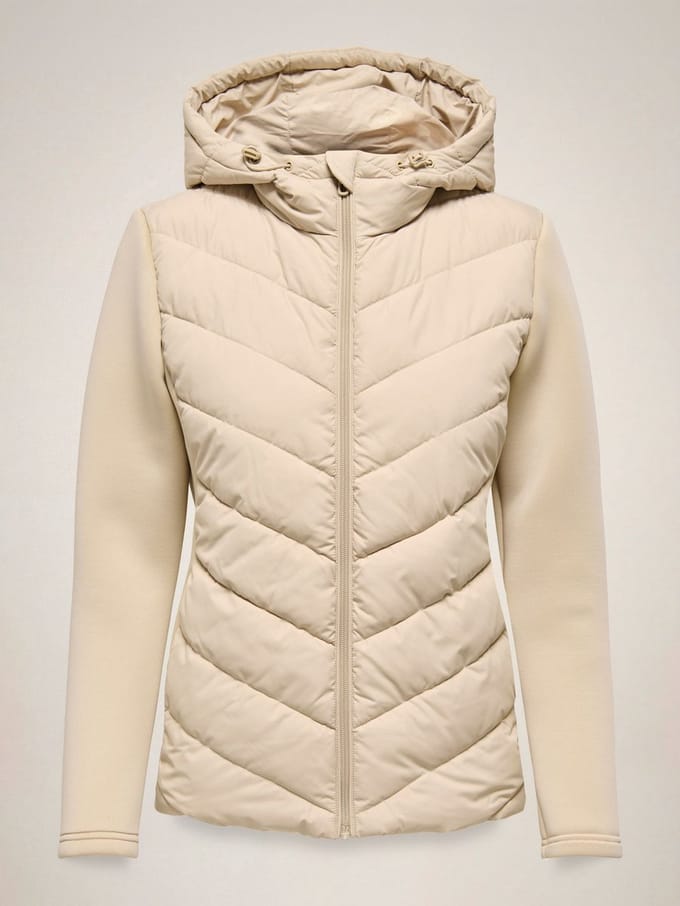 JDY - JDYREEF SCUBA MIX SHORT JACKET OTW SIJ - Dames - Gewatteerde jassen