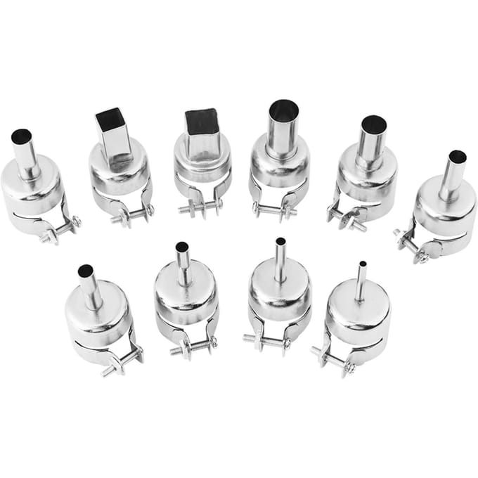 10 stuks Set Heteluchtpistool Mondstukken Kits Voor Hetelucht Soldeerstation Reparatiegereedschap