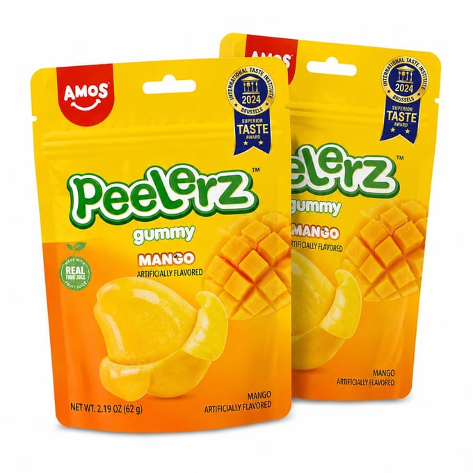 Amos Peelerz Mango 2 stuks