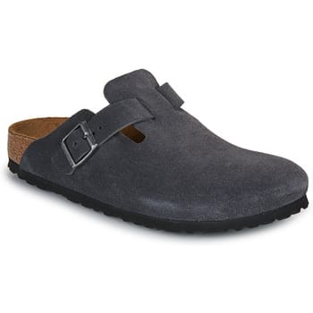 Birkenstock - Boston Suède Charcoal - Maat 36