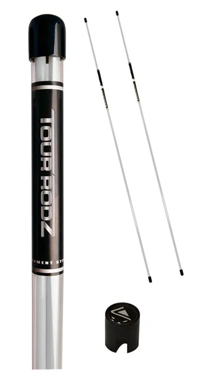 Longridge - Alignment Rodz Tour Sticks - Uitlijn Stokken - Golf Training balans, balpositie, putting en chippen - Wit