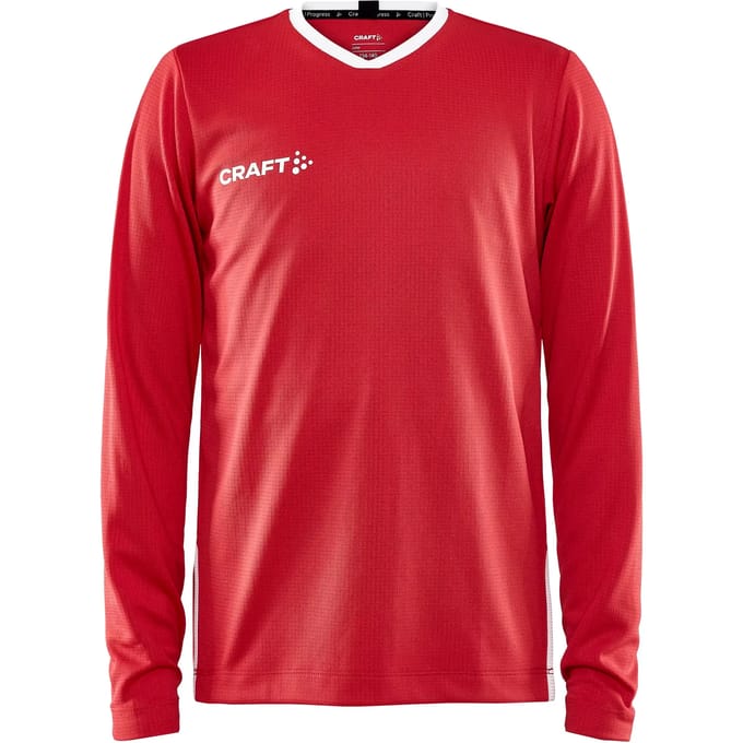 Craft Progress Longsleeve Basketbalshirt Kinderen - Rood | Maat: 146/152