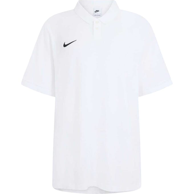 Nike Heren Team Club Marl Poloshirt (Wit)