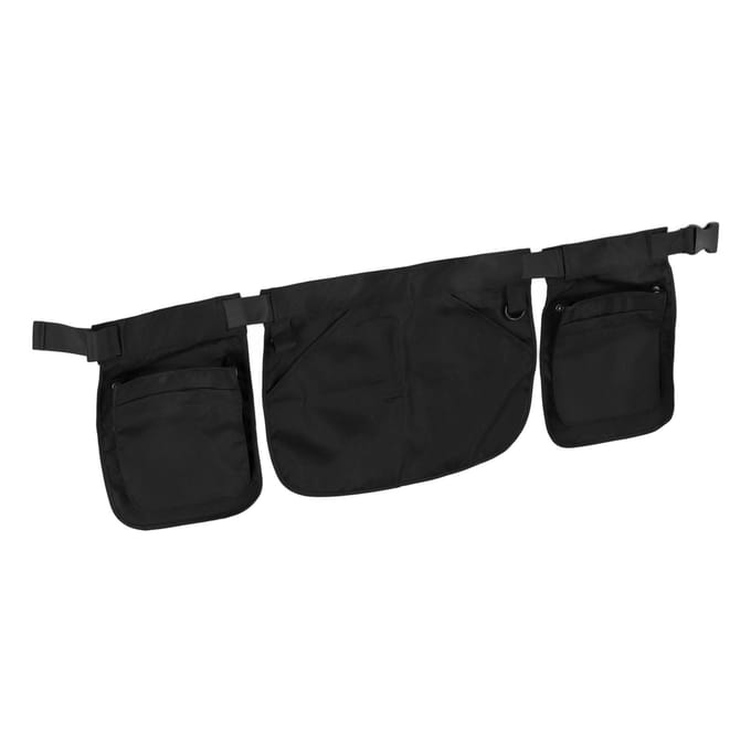 Taille Schort Tas Multi Zak Taille Riem Tas Modieuze Rits Sluiting Gereedschap Taille Pouch voor black