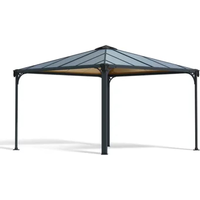Palram | Canopia - Tuinpaviljoen Palermo - Donkergrijs Brons - 360x360cm