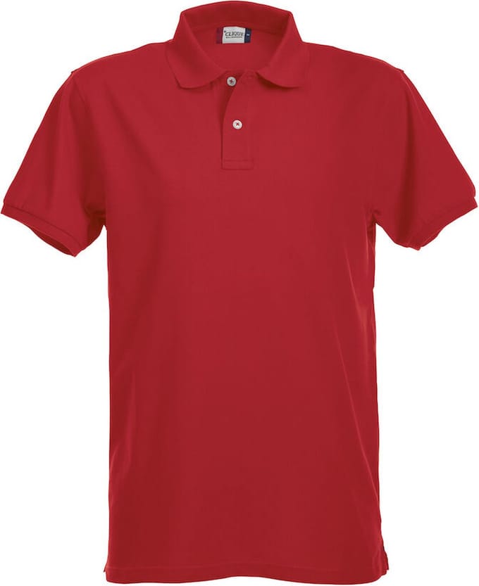 Clique Stretch Premium Polo 028240 - Rood - 4XL