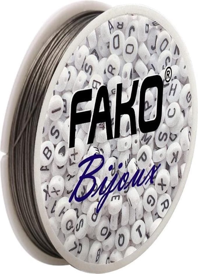 Fako Bijoux® - Staaldraad Op Rol - Nylon Gecoat - Sieraden Maken - 0.7mm - 18 Meter