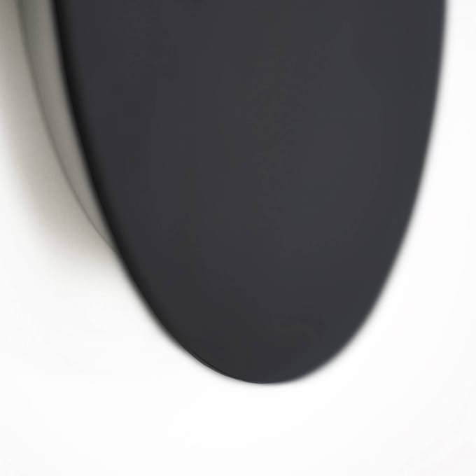 Escale LED wandlamp zwart mat Ø 59 cm