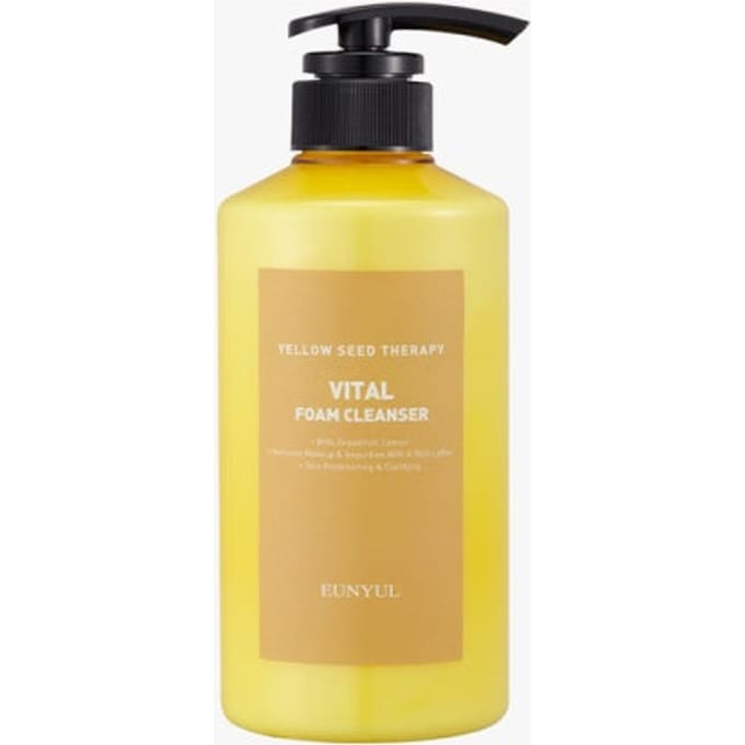 eunyul Yellow Seed Vital Foam Cleanser 500ml (3 Options) 1PCS yellow
