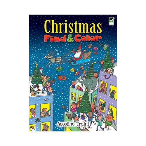 Christmas Find And Color - Traini, Agostino