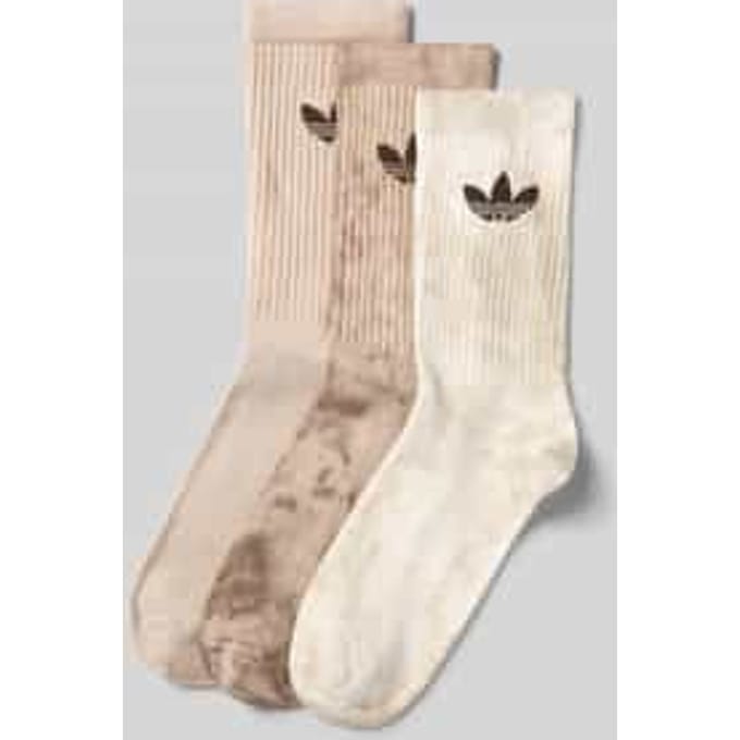 Adidas Originals Tie Dye Crew 3 Pairs Sokken Wit