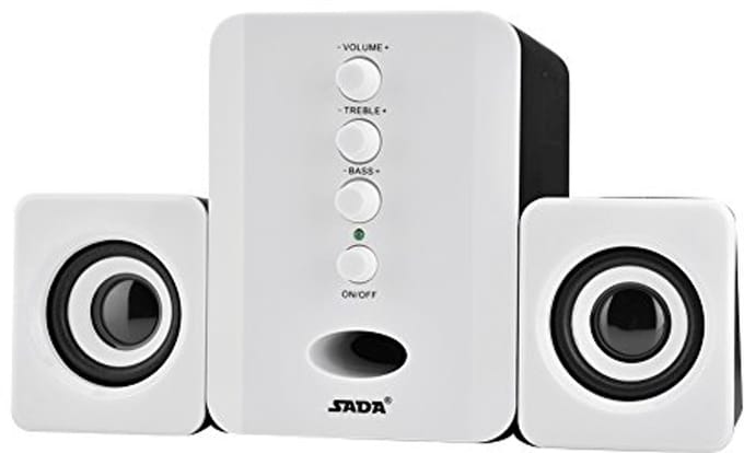 2.1 bekabelde luidspreker met subwoofer voor PC en laptop - Beste geluidskwaliteit