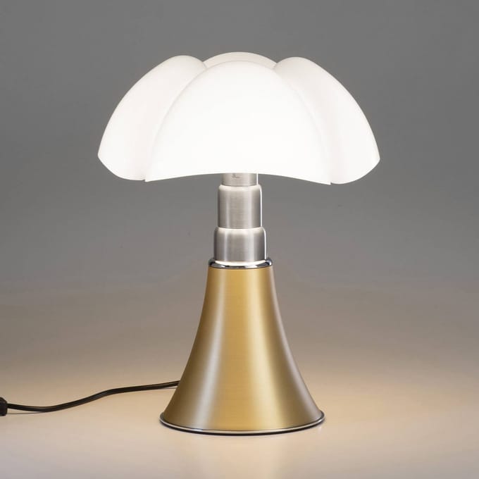 Martinelli Luce Minipipistrello LED Tafellamp - natural satin brass