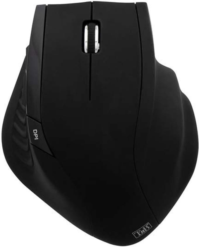 ERGO muis TNB USB Optisch 1600 DPI Rechtshandig Zwart
