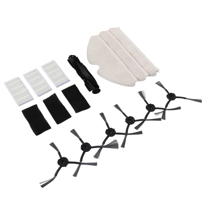 Elektrische Veegmachine Vervangingsaccessoires Kit Complete Opzetstukken Set voor Uoni V980plus white