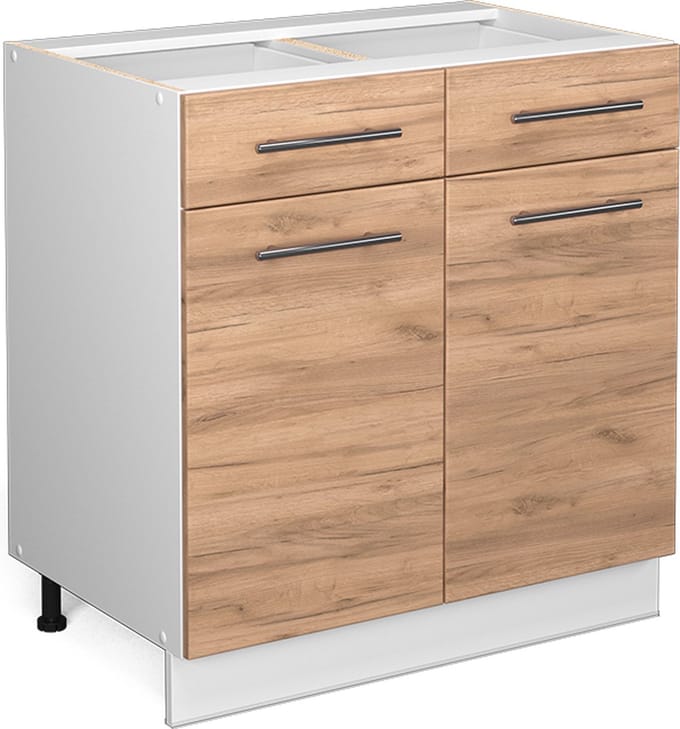 Vicco Fame-Line Keukenonderkast – 80 cm, WB Eik Krachtige eik goud