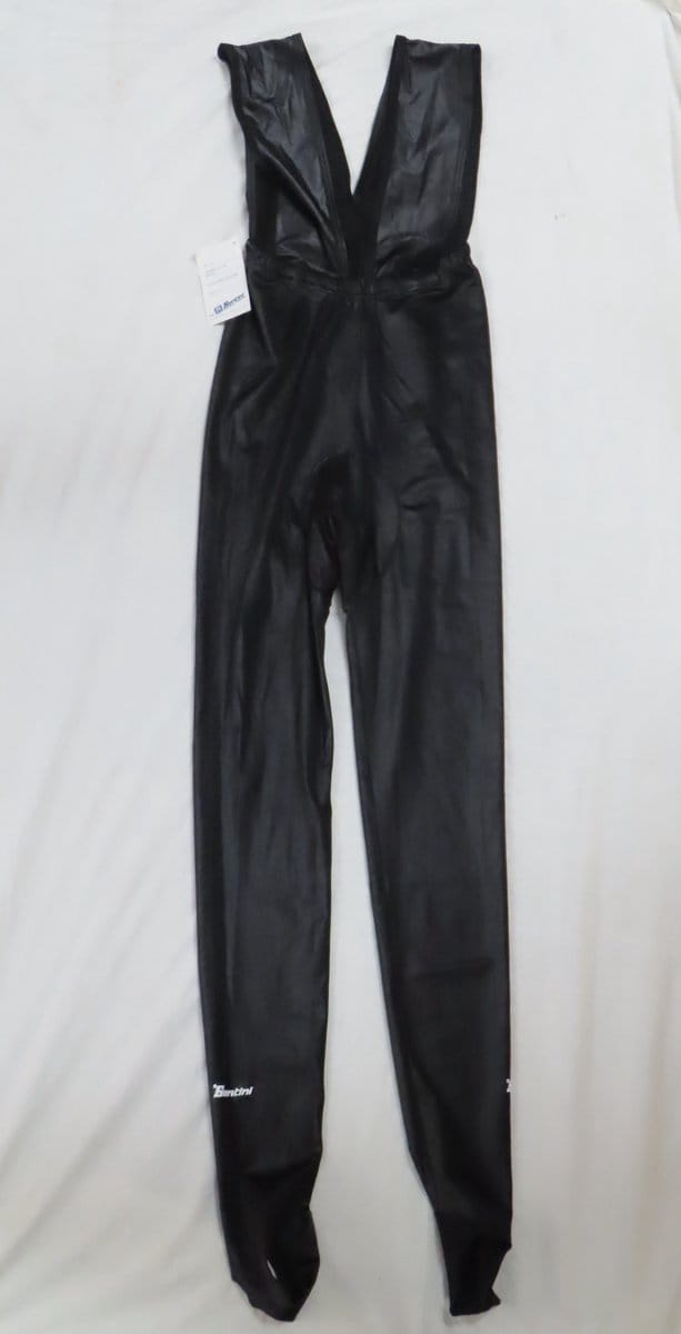 Santini - Koersbroek met bretellen - Zwart - XL