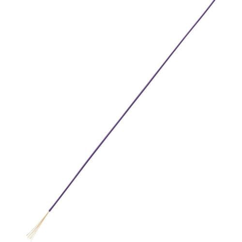 TRU COMPONENTS 1567791 Draad LiFY 1 x 0.05 mm² Violet 100 m