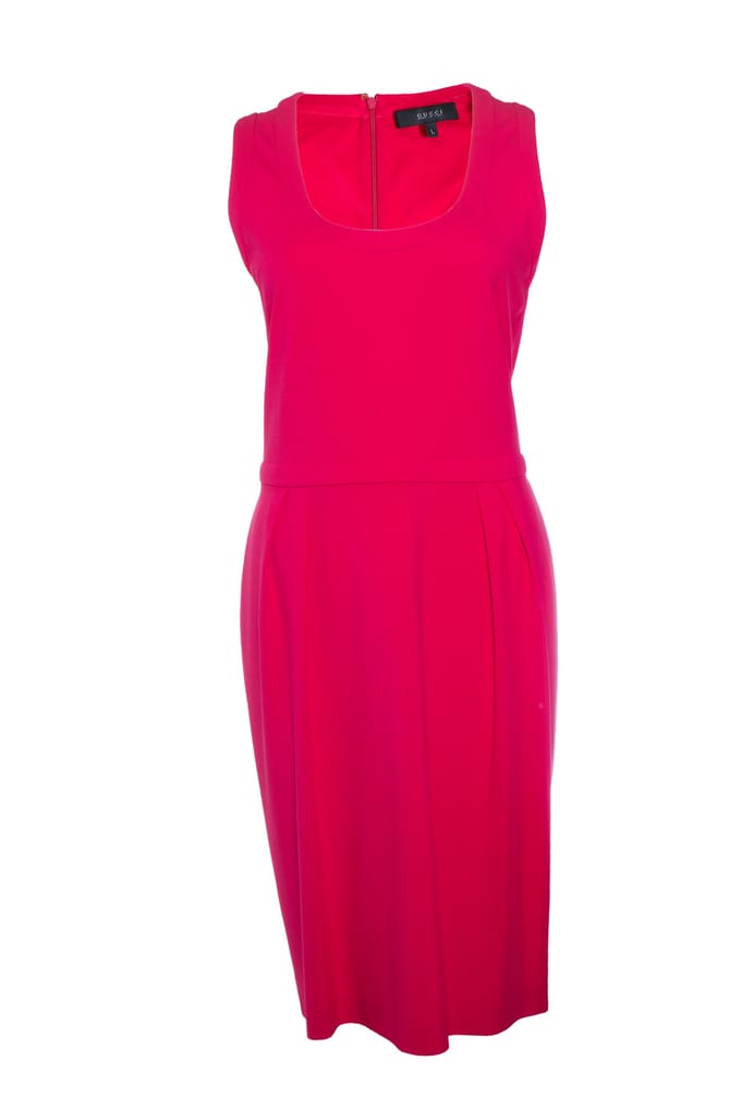 Gucci, roze mouwloos jurkje