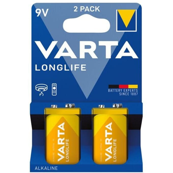 Set van 2 batterijen »LONGLIFE« e-blok / 6LP3146