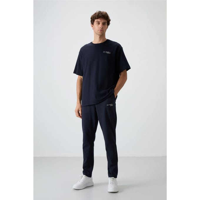 Heren Oversized Katoen-polyester Activiteitset