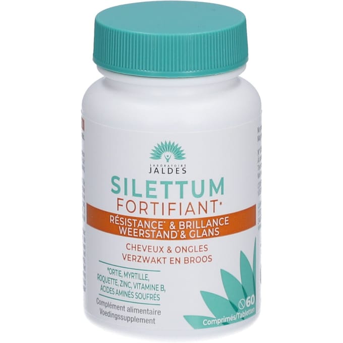 Jaldes Silettum Versterkend Weerstand en Glans 60 Tabletten