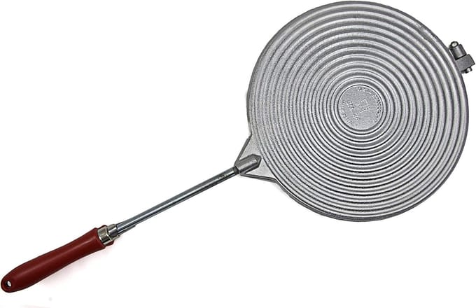 Dubbele kooktoestel van aluminium met haaksluiting - Perfect voor Piadina