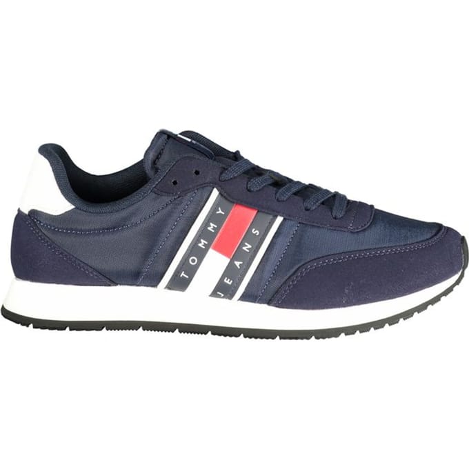 Tommy Hilfiger Blauwe Polyurethaan Heren Sneaker