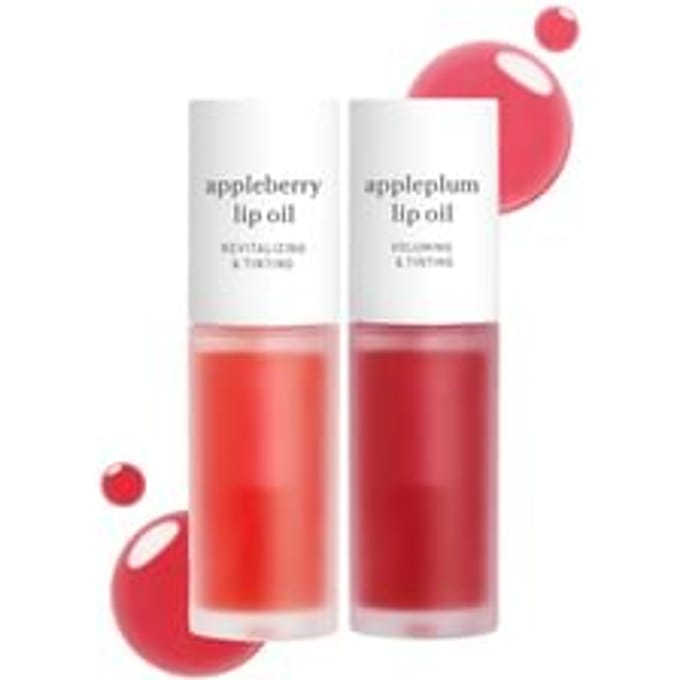 Nooni - Appleberry & Appleplum Lip Oil Set 2 pcs