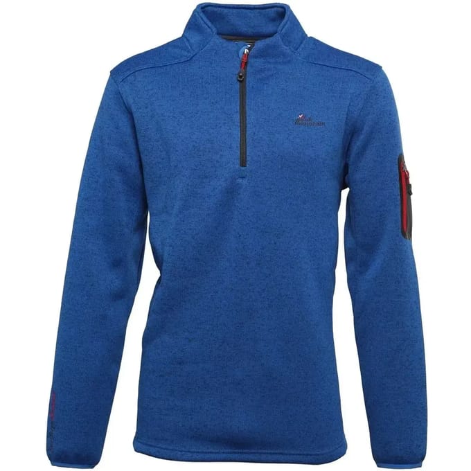 Fleece sweatshirt met halve rits Peak Mountain Cypar