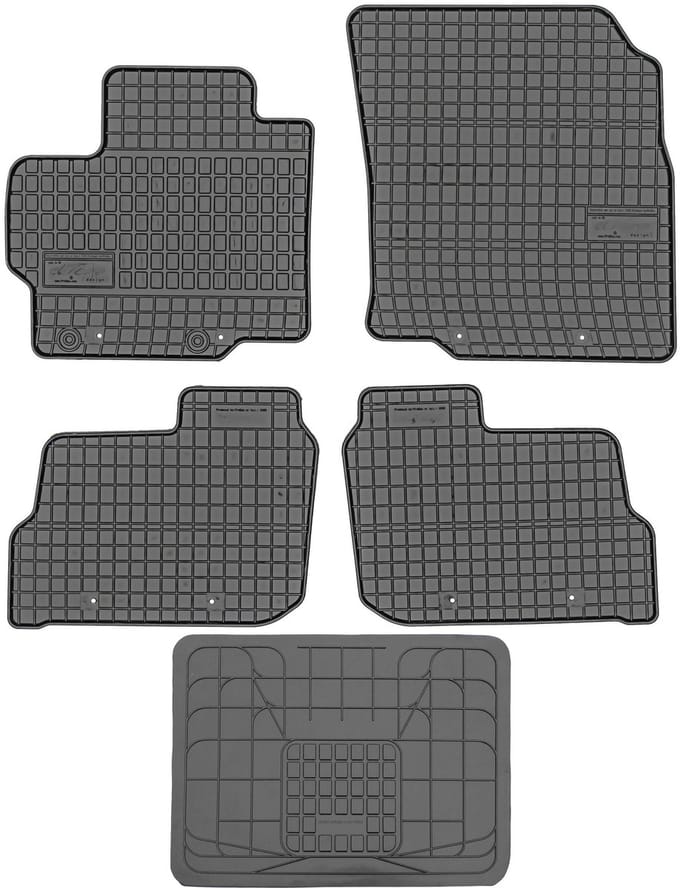 Frogum el Toro - Rubbermatten Set - Mitsubishi Space Star/Mirage 2014 - Zwart - Zonder Stoppers