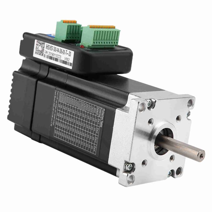 140W 3000rpm 0,45Nm Geïntegreerde Servomotor DC 36V voor Automatiseringapparatuur