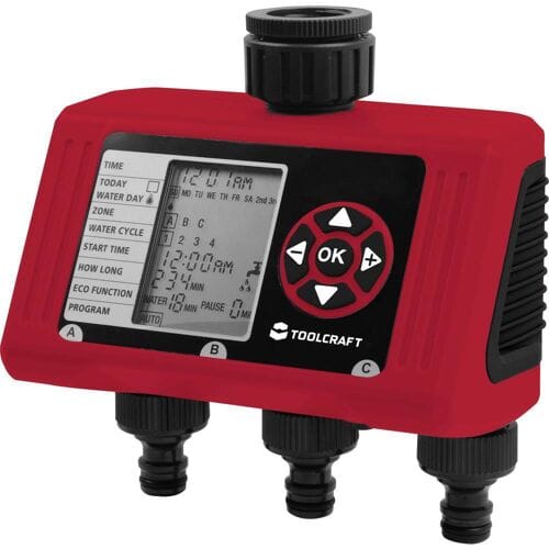 TOOLCRAFT 2302366 Easy Trio Besproeiingscomputer