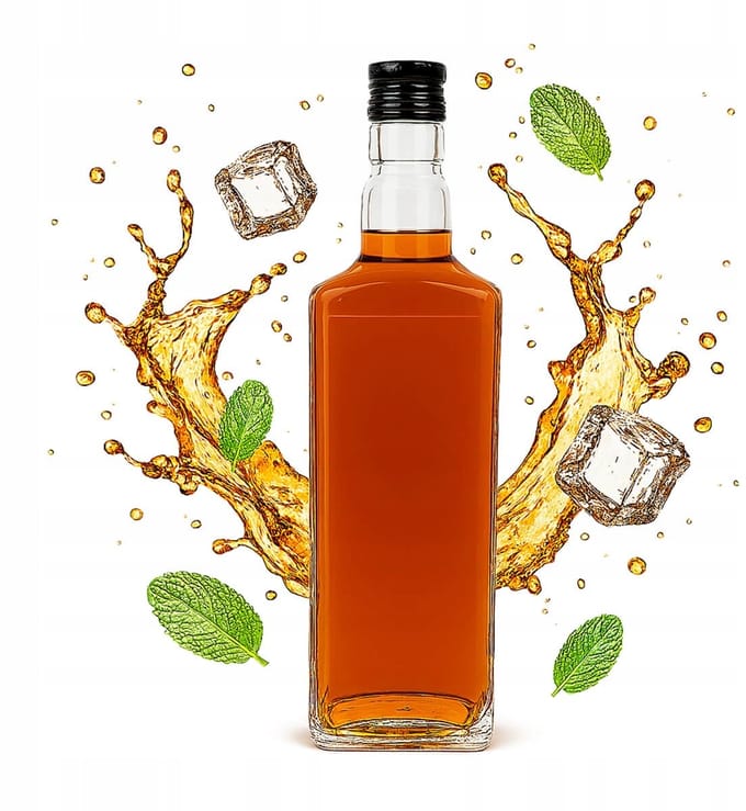 Bimberek - Glazen Whiskyfles - 500ml - Aluminium Dop - Hoge Kwaliteit Glas