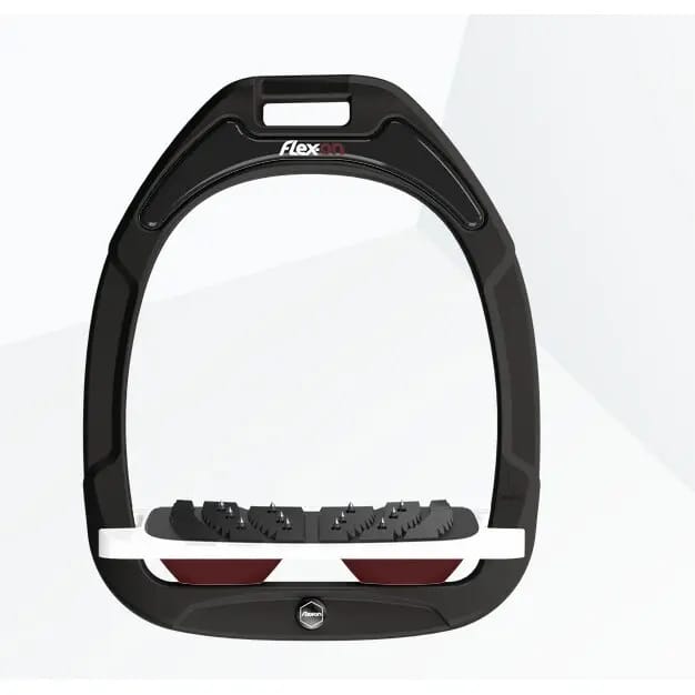 Ultra Grip Verhoogde Beugels Zwart/Wit/Claret Flex-On Green Composite